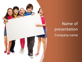 Show Banner Copy Space PowerPoint Template