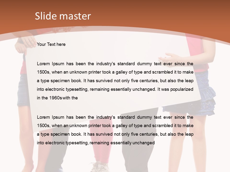 Show Banner Copy Space PowerPoint Template