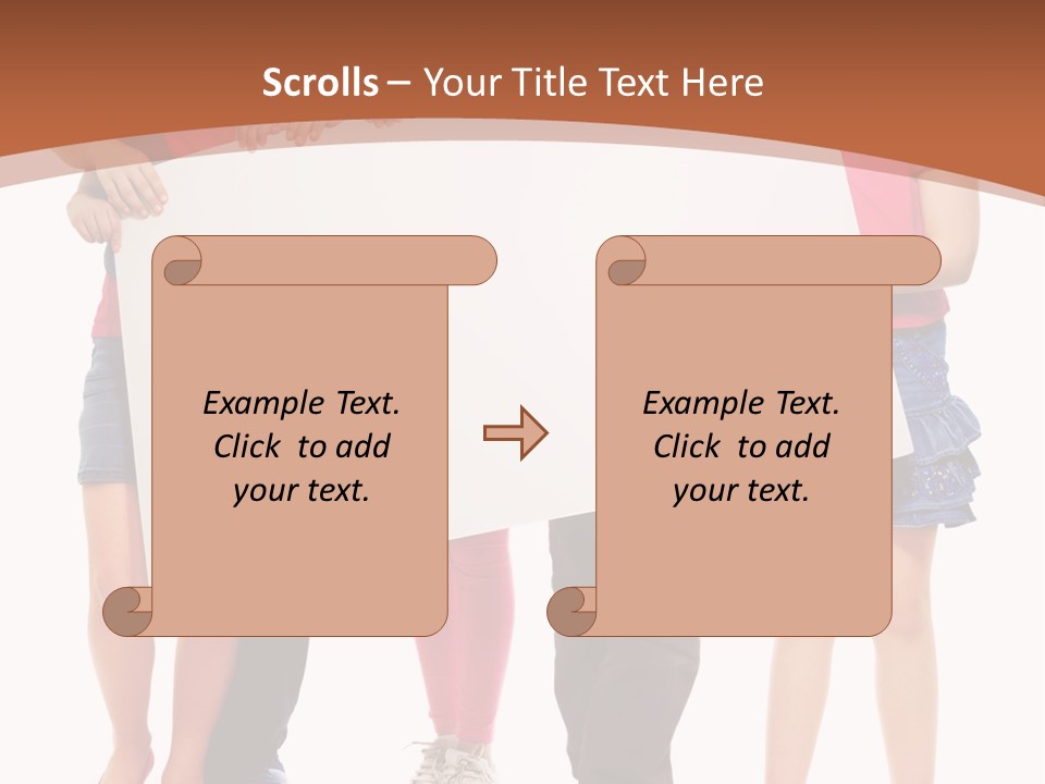 Show Banner Copy Space PowerPoint Template
