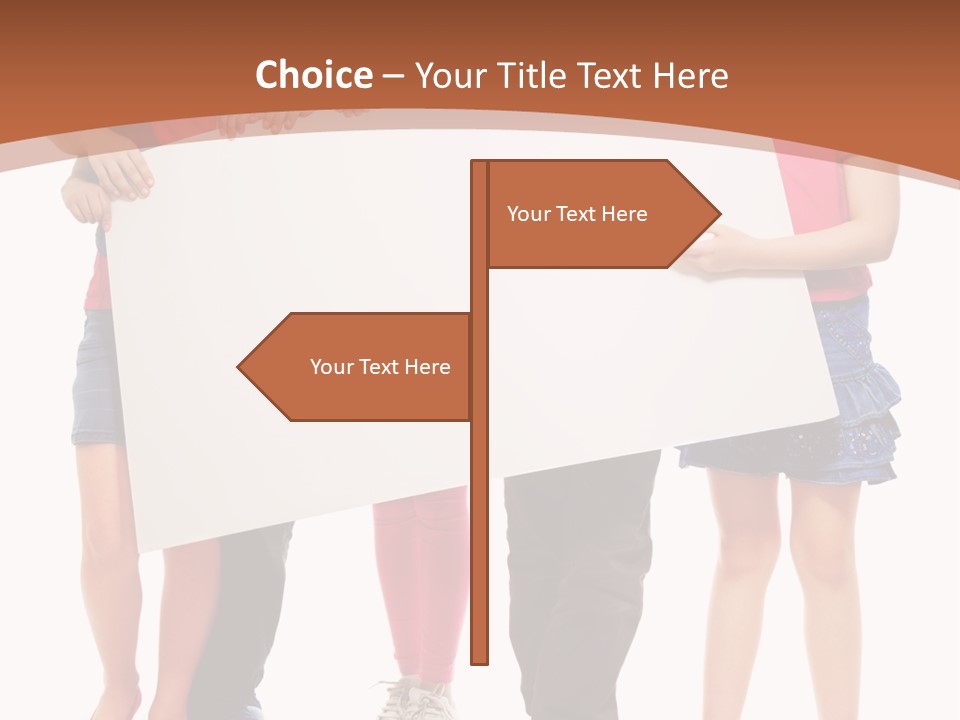 Show Banner Copy Space PowerPoint Template