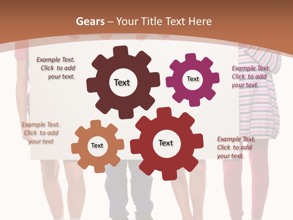 Show Girl People PowerPoint Template