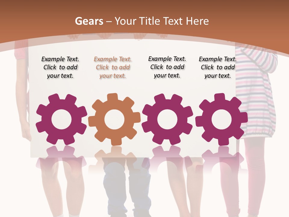 Show Girl People PowerPoint Template