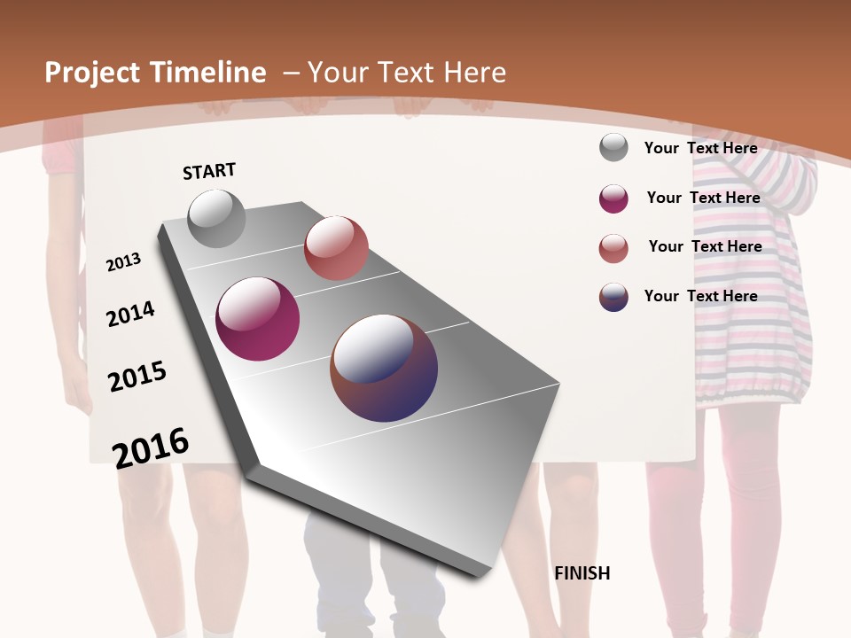 Show Girl People PowerPoint Template