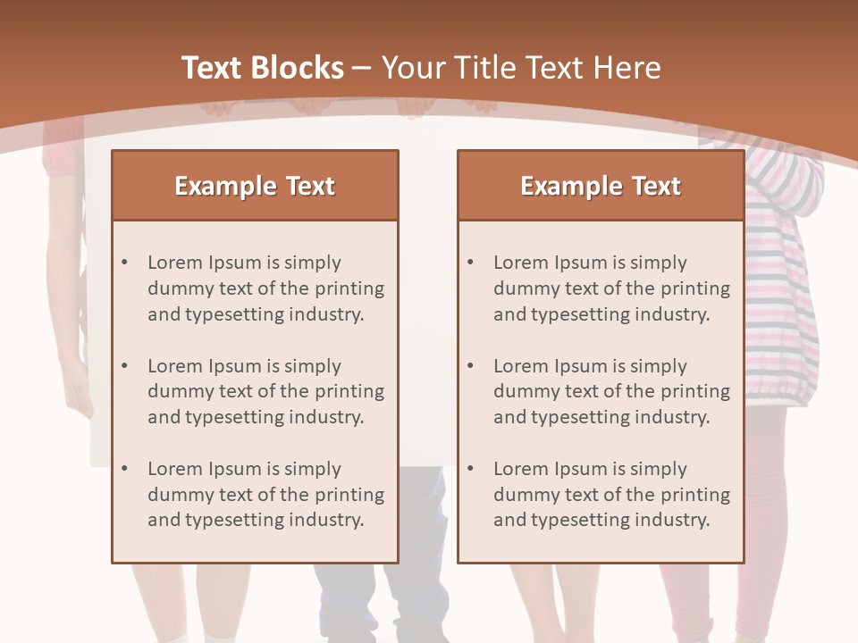 Show Girl People PowerPoint Template