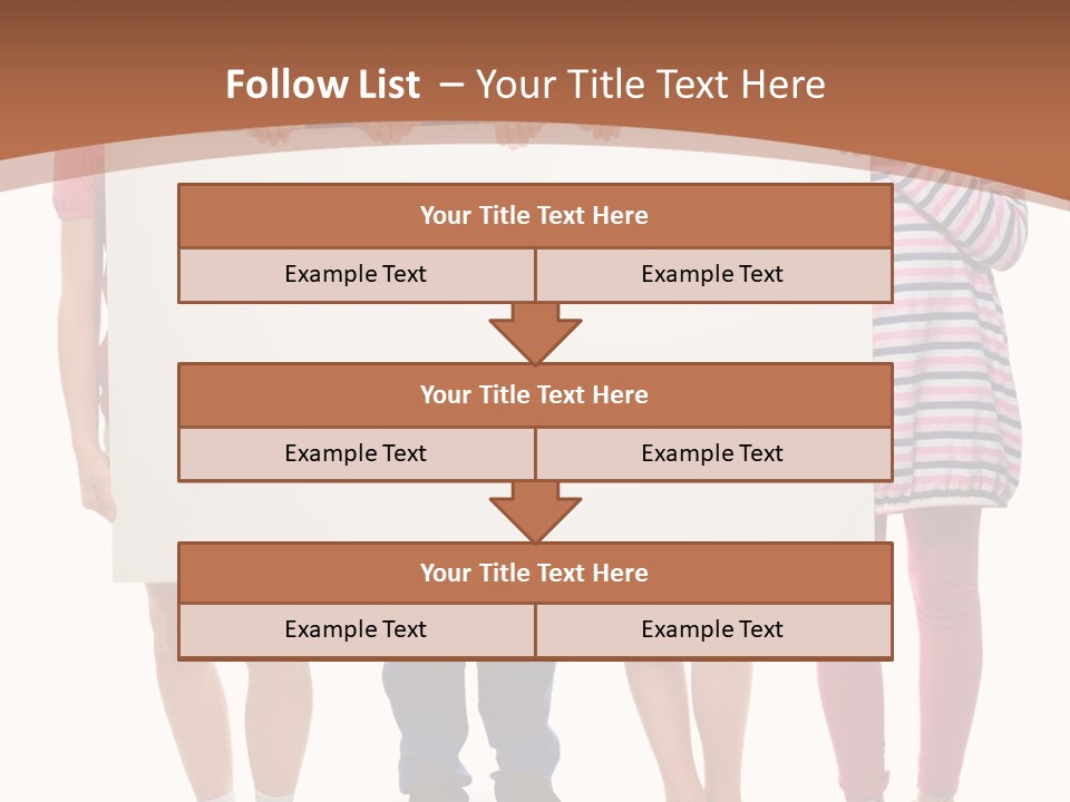 Show Girl People PowerPoint Template