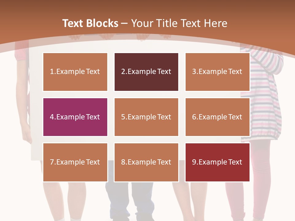 Show Girl People PowerPoint Template