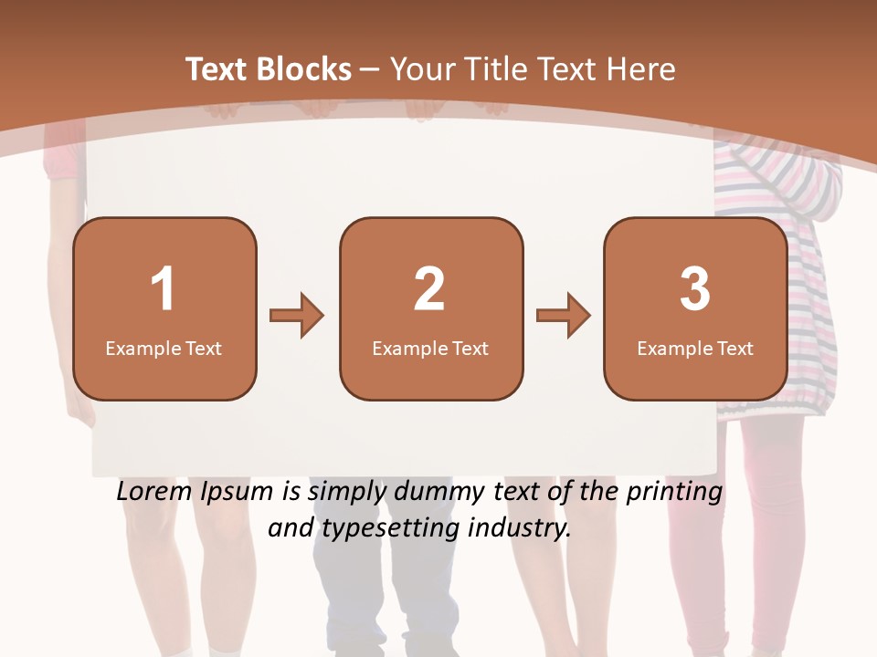 Show Girl People PowerPoint Template