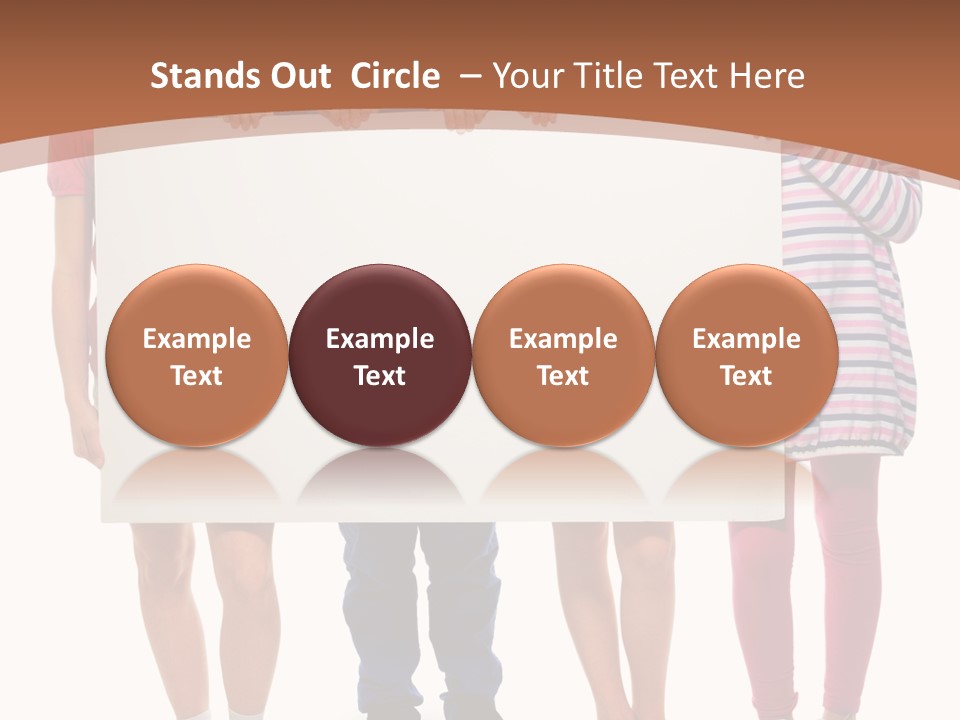 Show Girl People PowerPoint Template