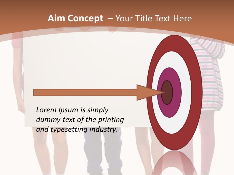 Show Girl People PowerPoint Template