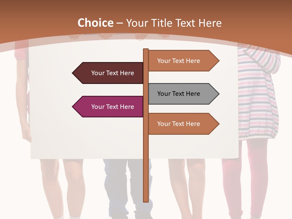 Show Girl People PowerPoint Template