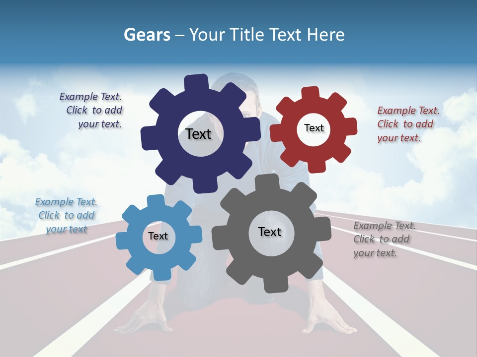 Sky Confident Casual PowerPoint Template