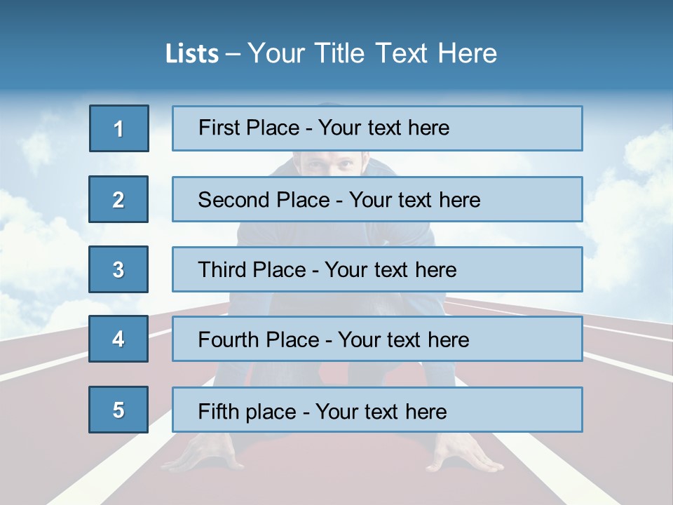 Sky Confident Casual PowerPoint Template