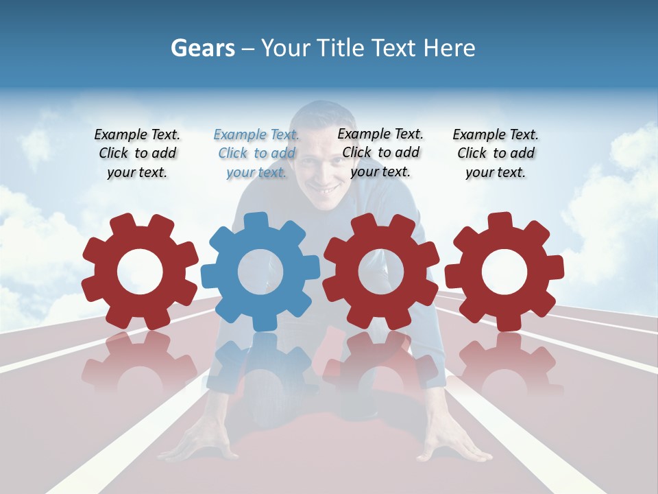 Sky Confident Casual PowerPoint Template