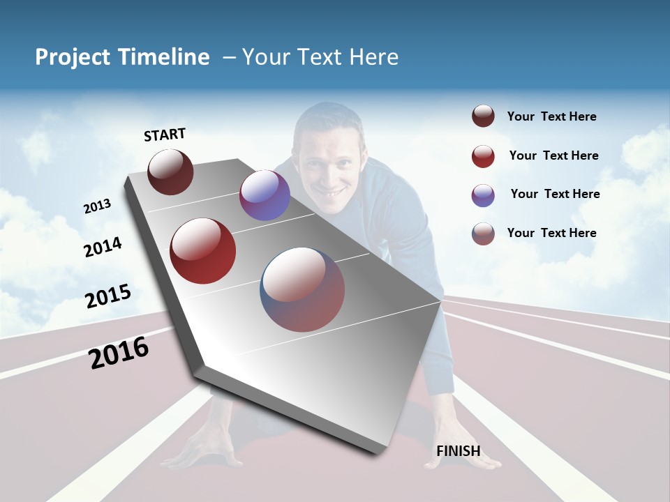 Sky Confident Casual PowerPoint Template