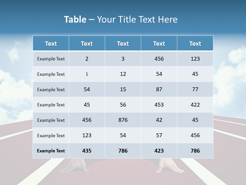 Sky Confident Casual PowerPoint Template