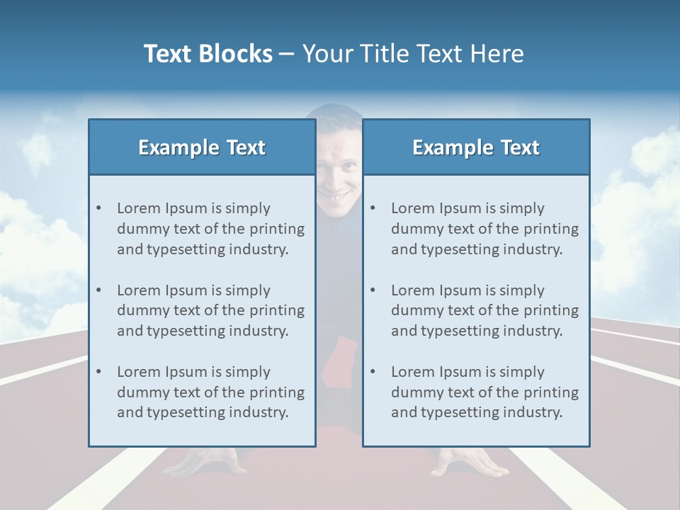 Sky Confident Casual PowerPoint Template