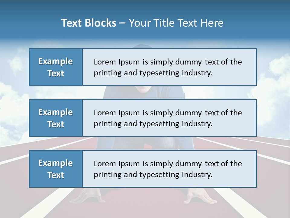 Sky Confident Casual PowerPoint Template