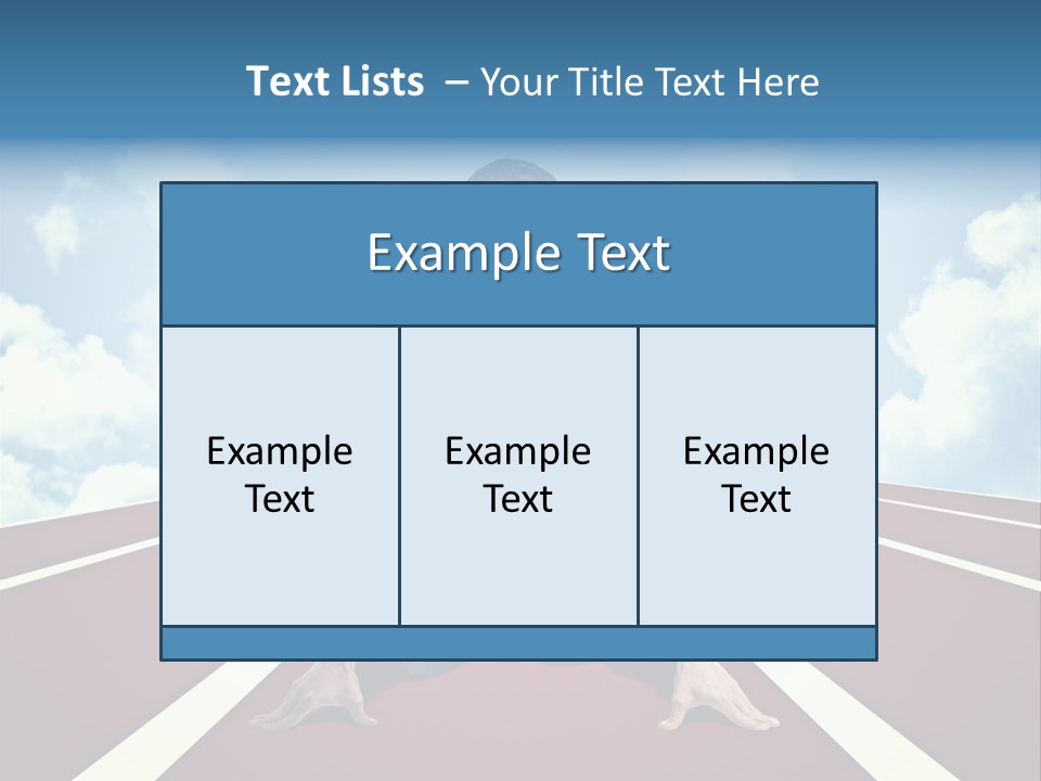 Sky Confident Casual PowerPoint Template