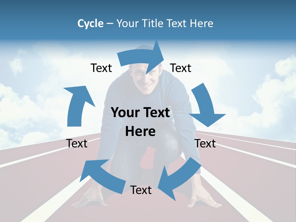 Sky Confident Casual PowerPoint Template
