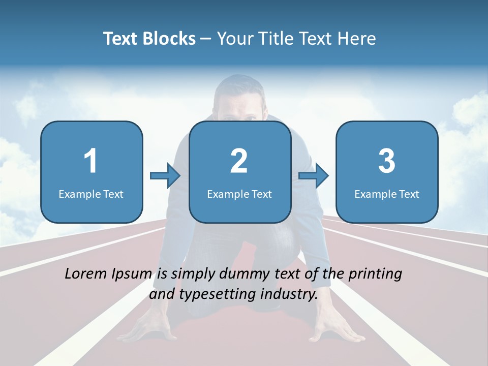 Sky Confident Casual PowerPoint Template