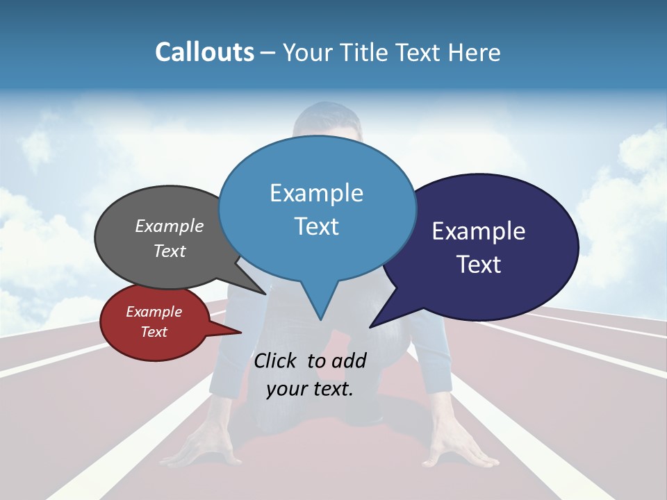 Sky Confident Casual PowerPoint Template