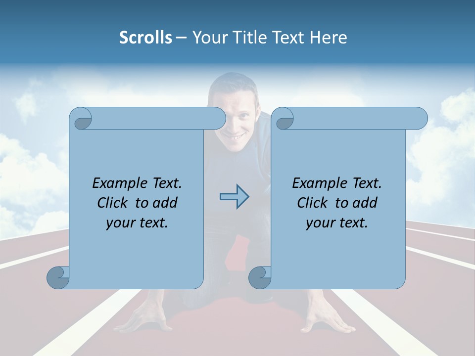 Sky Confident Casual PowerPoint Template