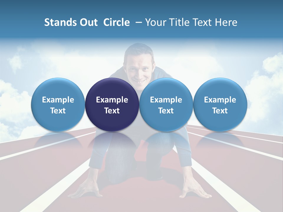 Sky Confident Casual PowerPoint Template