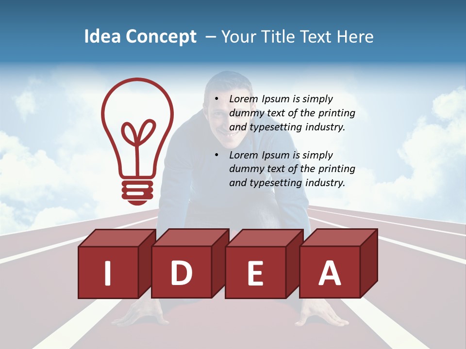 Sky Confident Casual PowerPoint Template