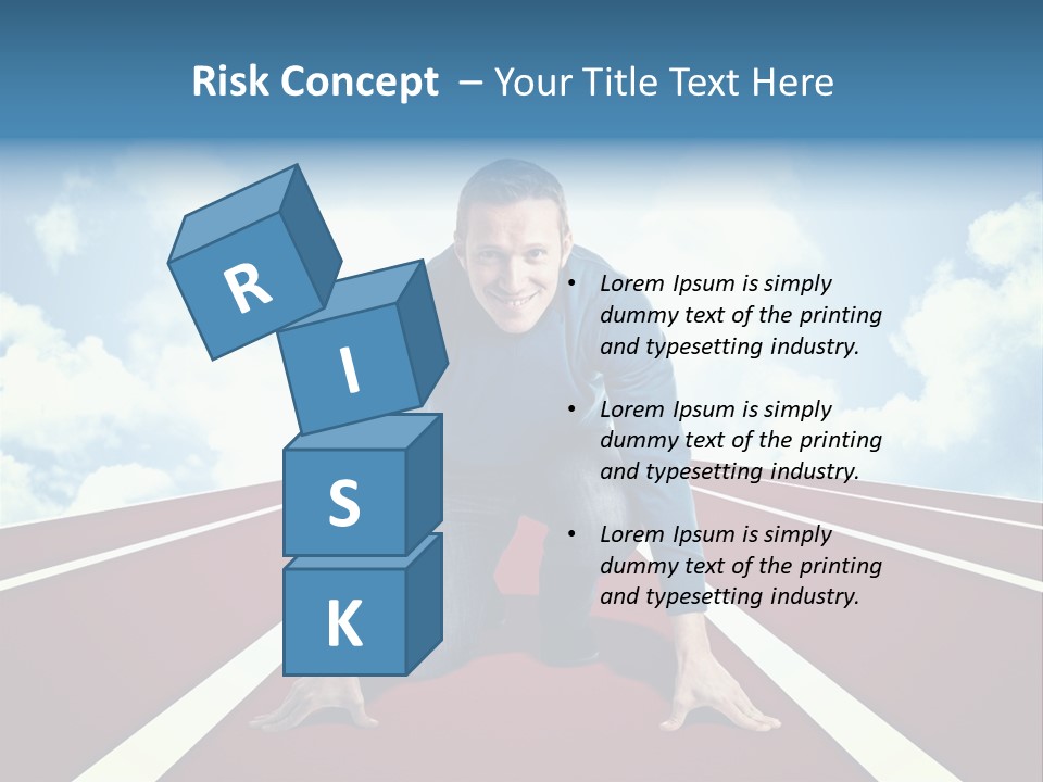 Sky Confident Casual PowerPoint Template