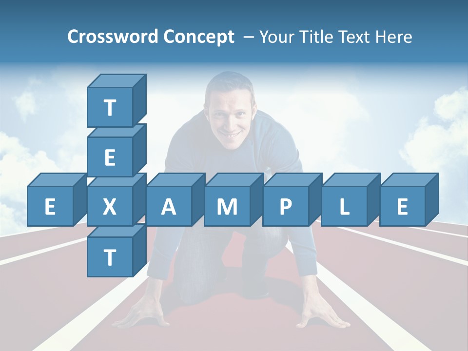 Sky Confident Casual PowerPoint Template