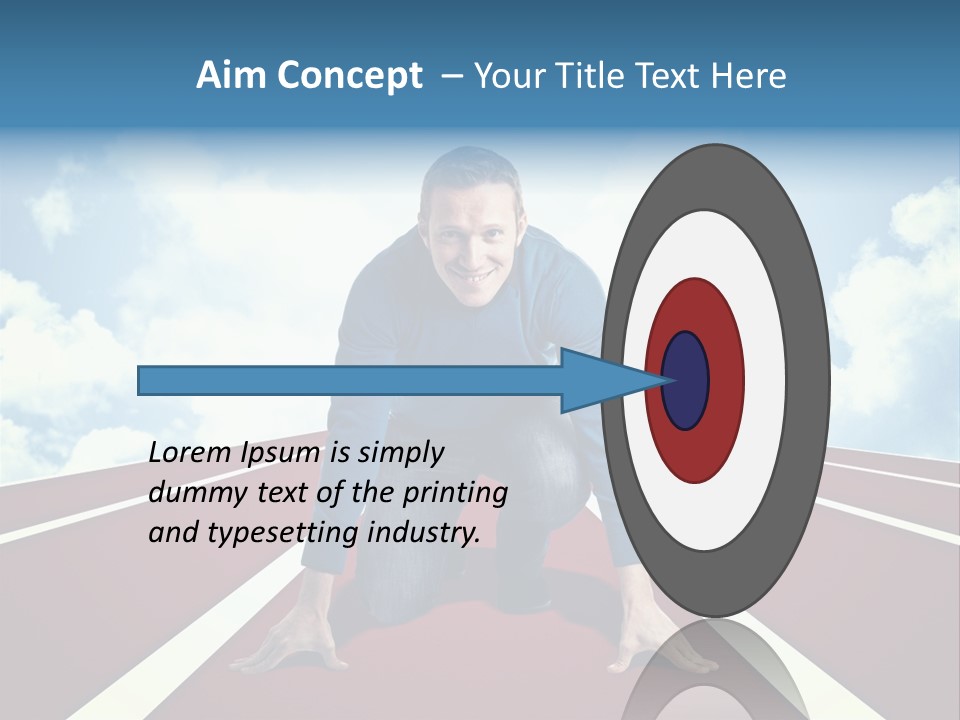 Sky Confident Casual PowerPoint Template