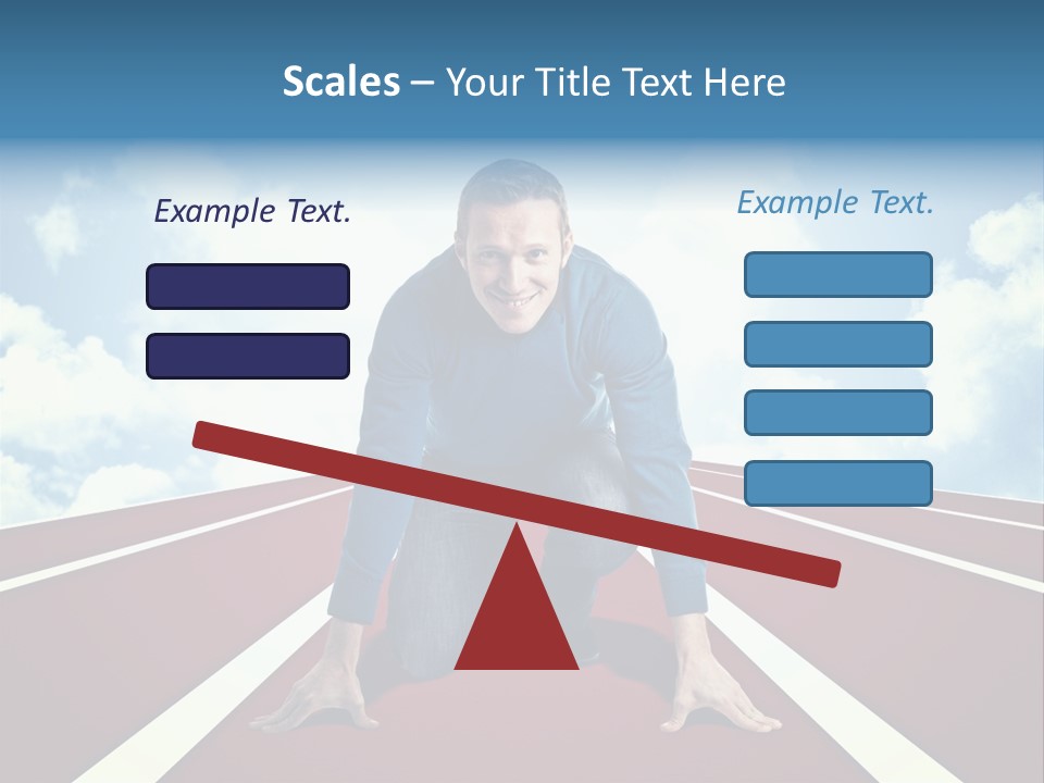Sky Confident Casual PowerPoint Template