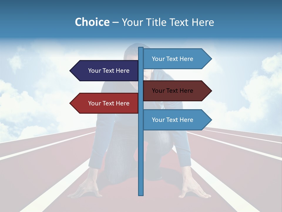 Sky Confident Casual PowerPoint Template