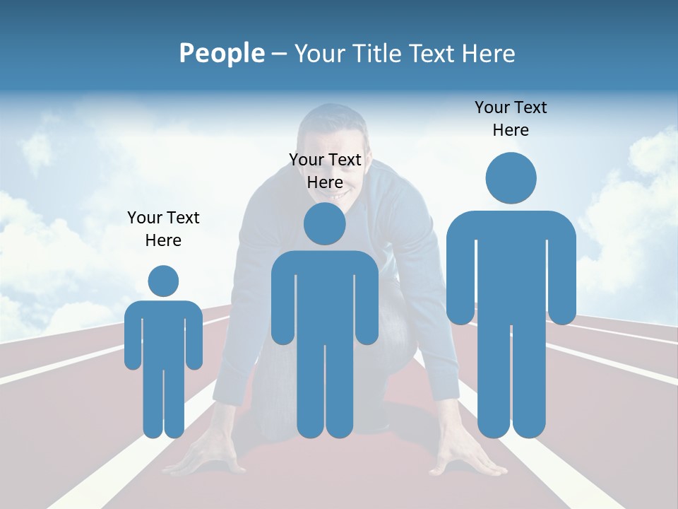 Sky Confident Casual PowerPoint Template