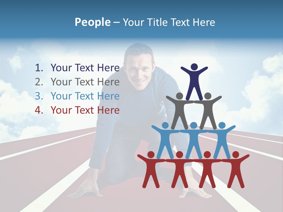 Sky Confident Casual PowerPoint Template