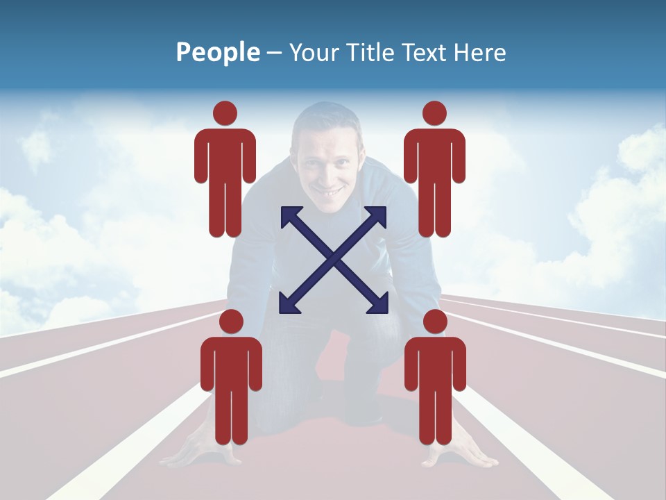 Sky Confident Casual PowerPoint Template