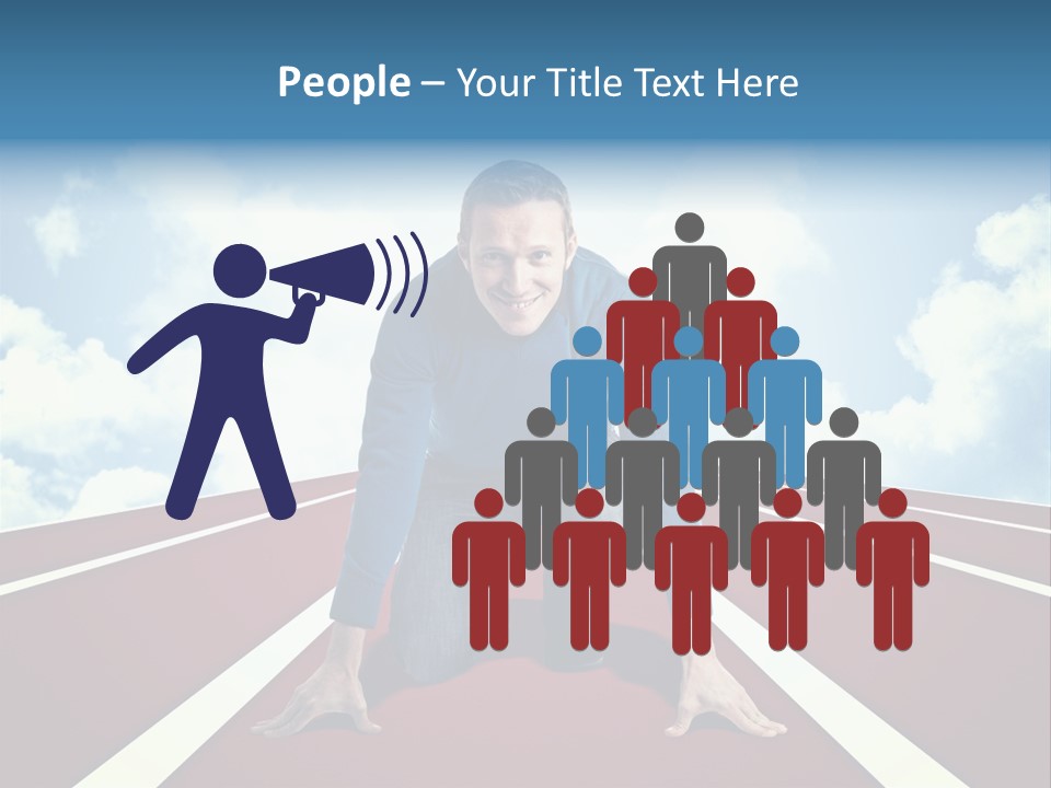 Sky Confident Casual PowerPoint Template