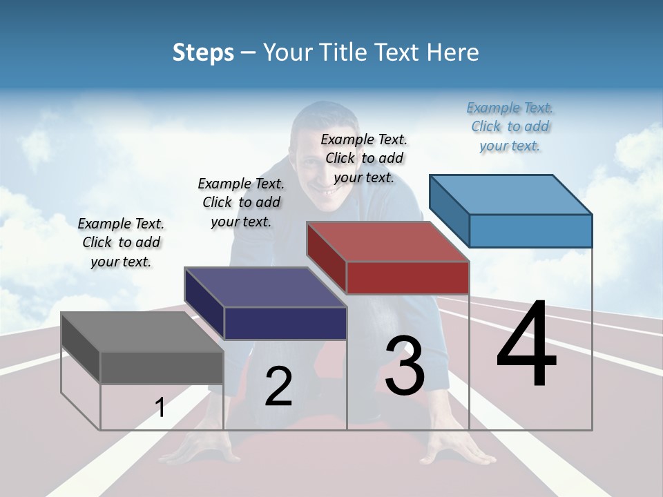 Sky Confident Casual PowerPoint Template