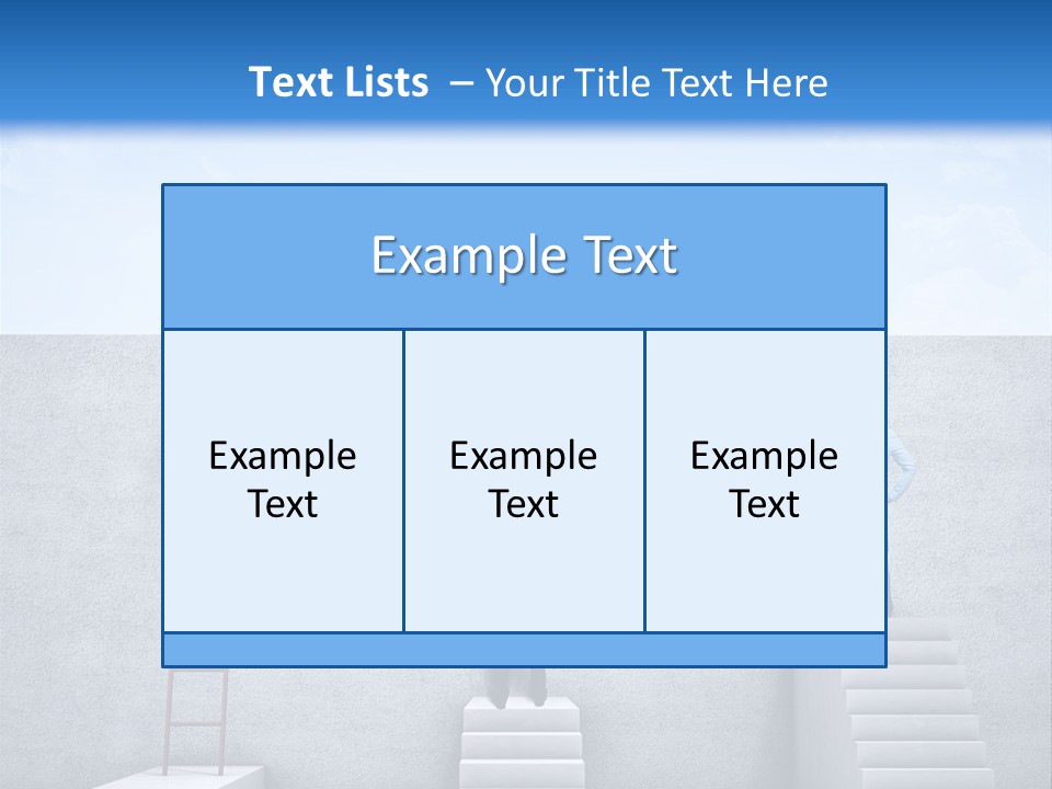 Summer Clouds Man PowerPoint Template