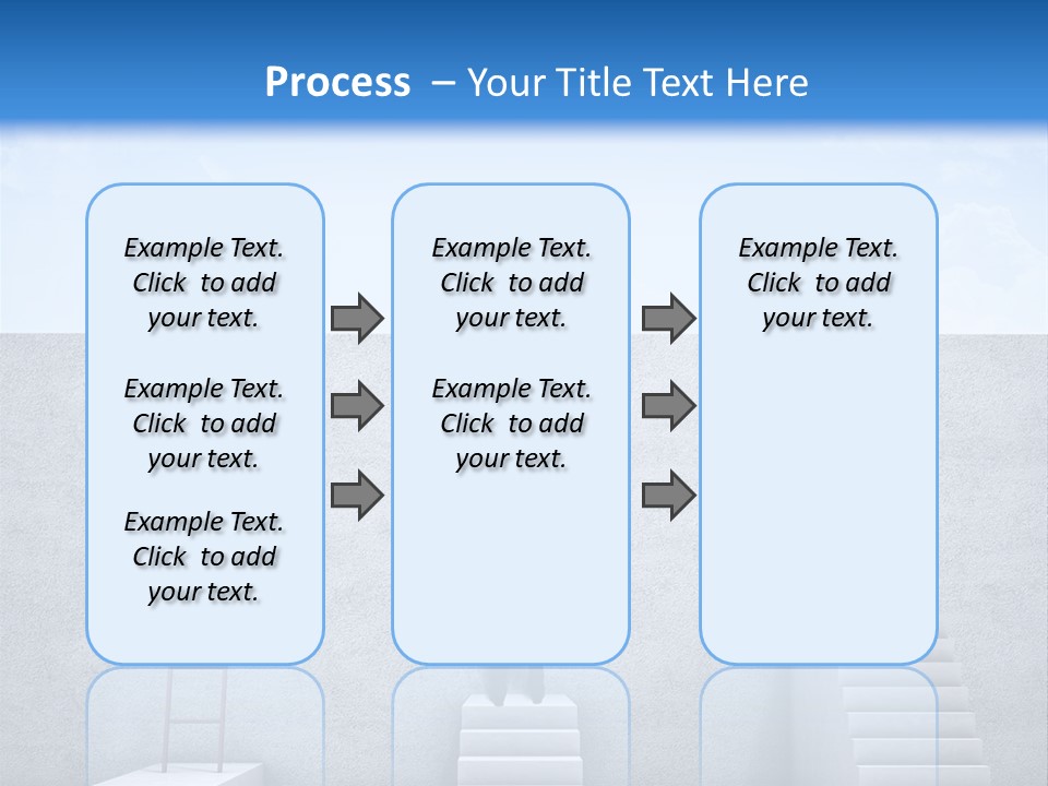 Summer Clouds Man PowerPoint Template