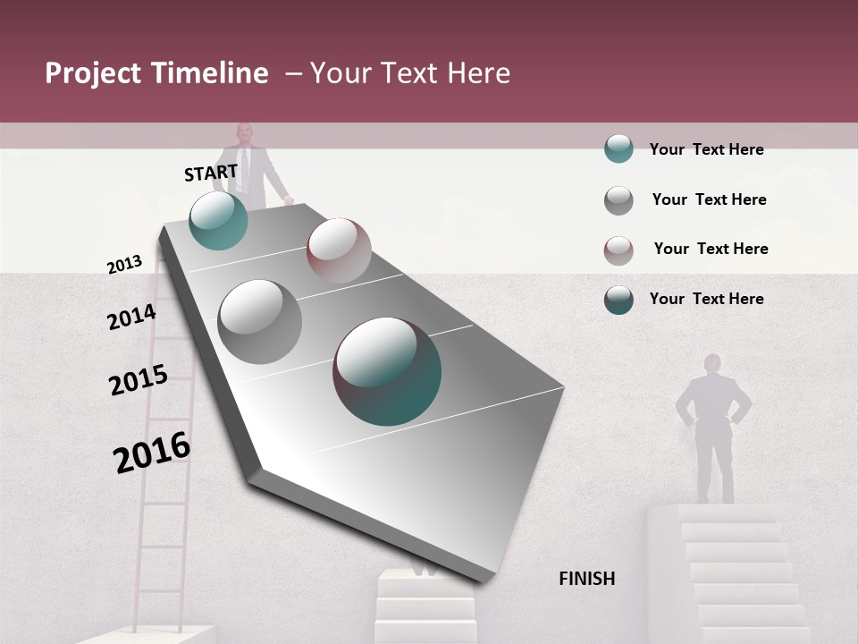 Aged  Wall PowerPoint Template