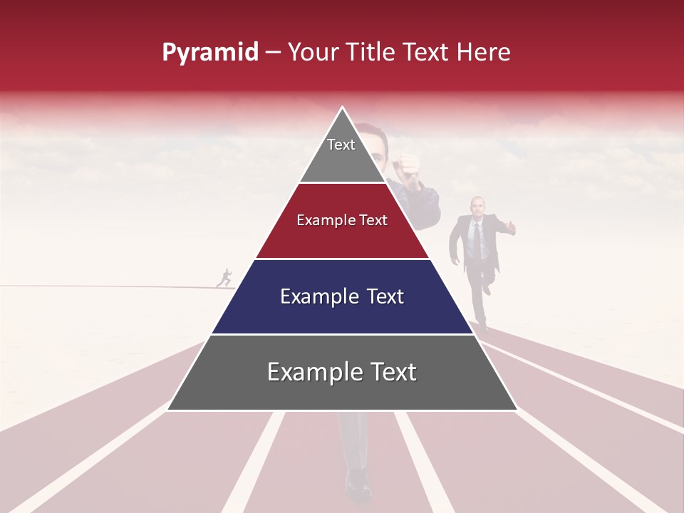 Man Run Determination PowerPoint Template