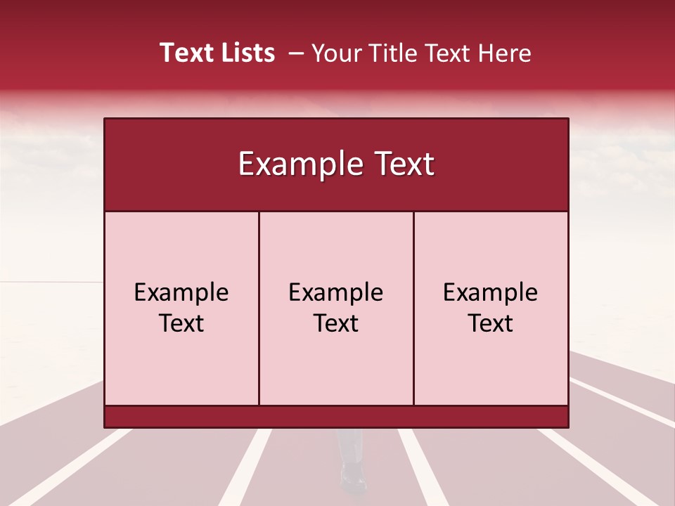 Man Run Determination PowerPoint Template
