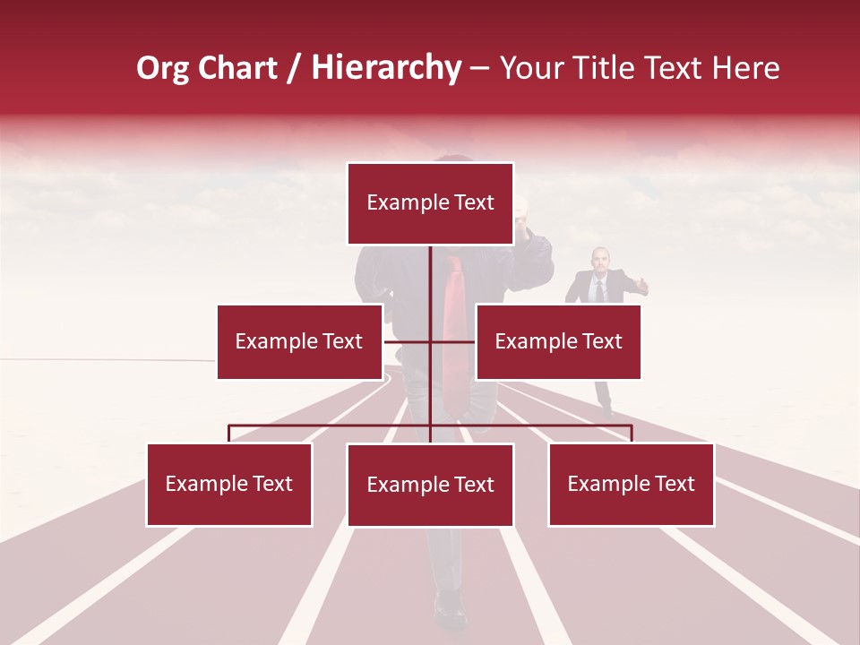Man Run Determination PowerPoint Template
