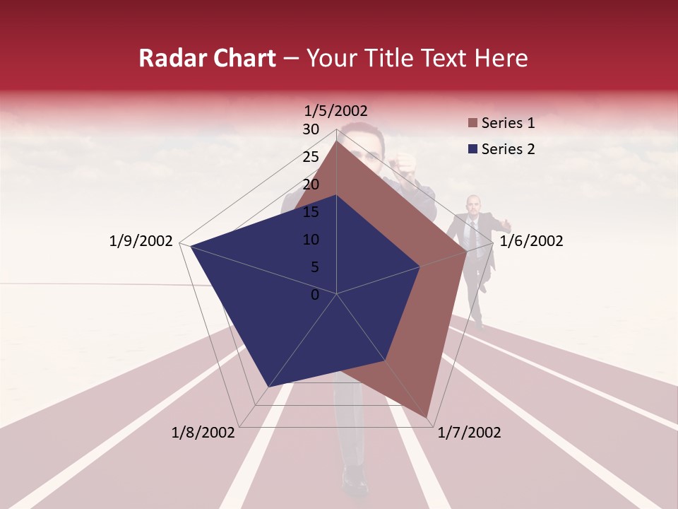 Man Run Determination PowerPoint Template