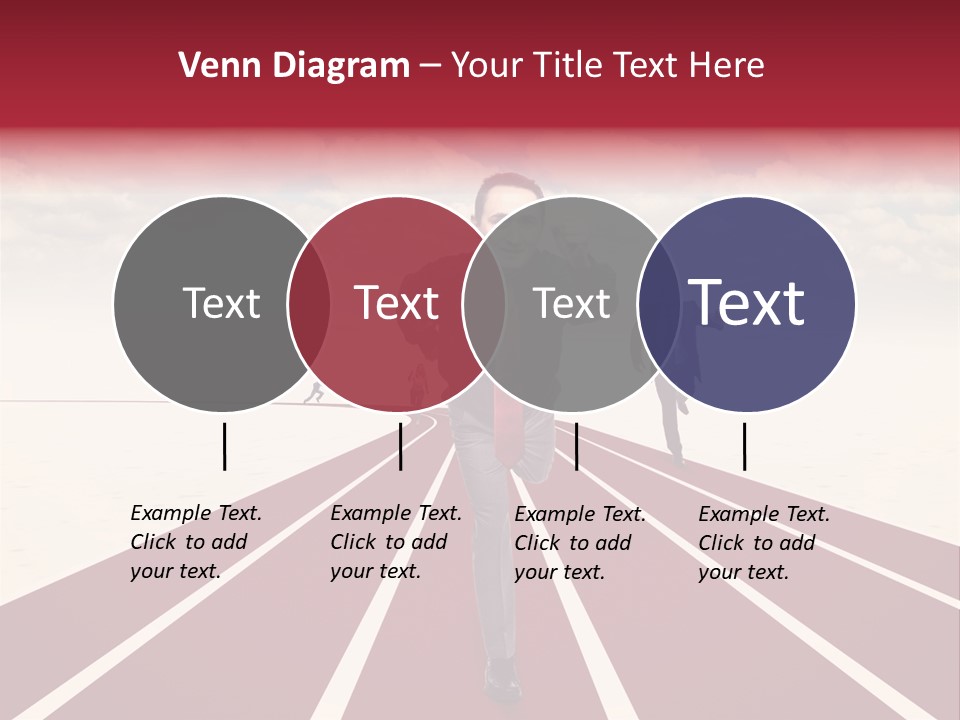 Man Run Determination PowerPoint Template