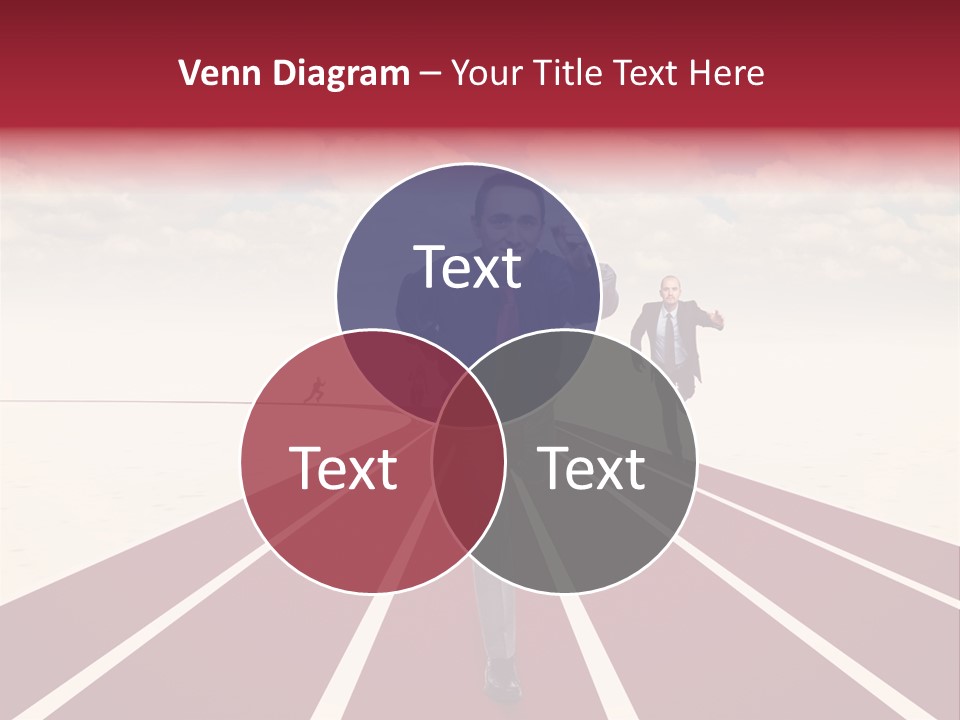 Man Run Determination PowerPoint Template