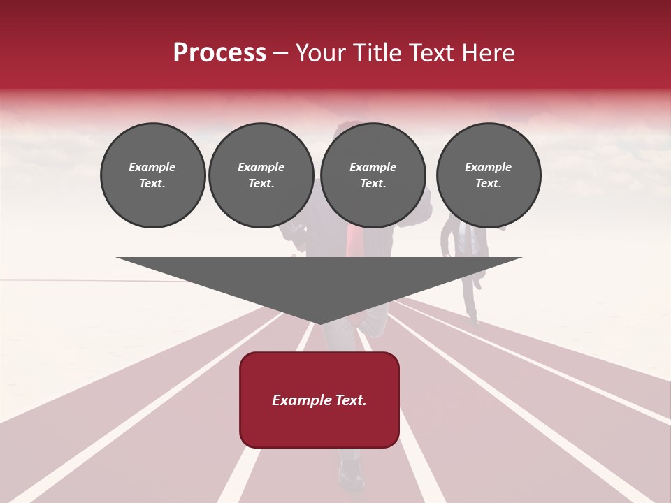 Man Run Determination PowerPoint Template