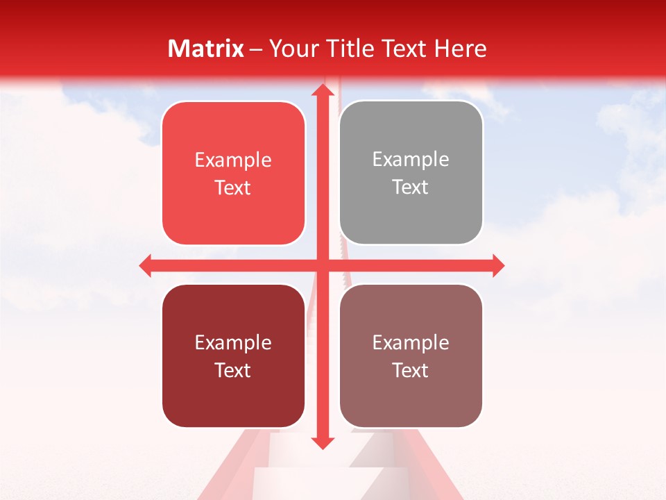 Success Heaven Outside PowerPoint Template