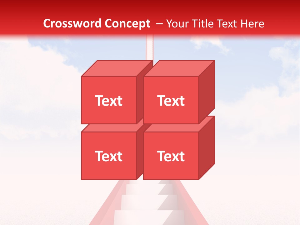 Success Heaven Outside PowerPoint Template